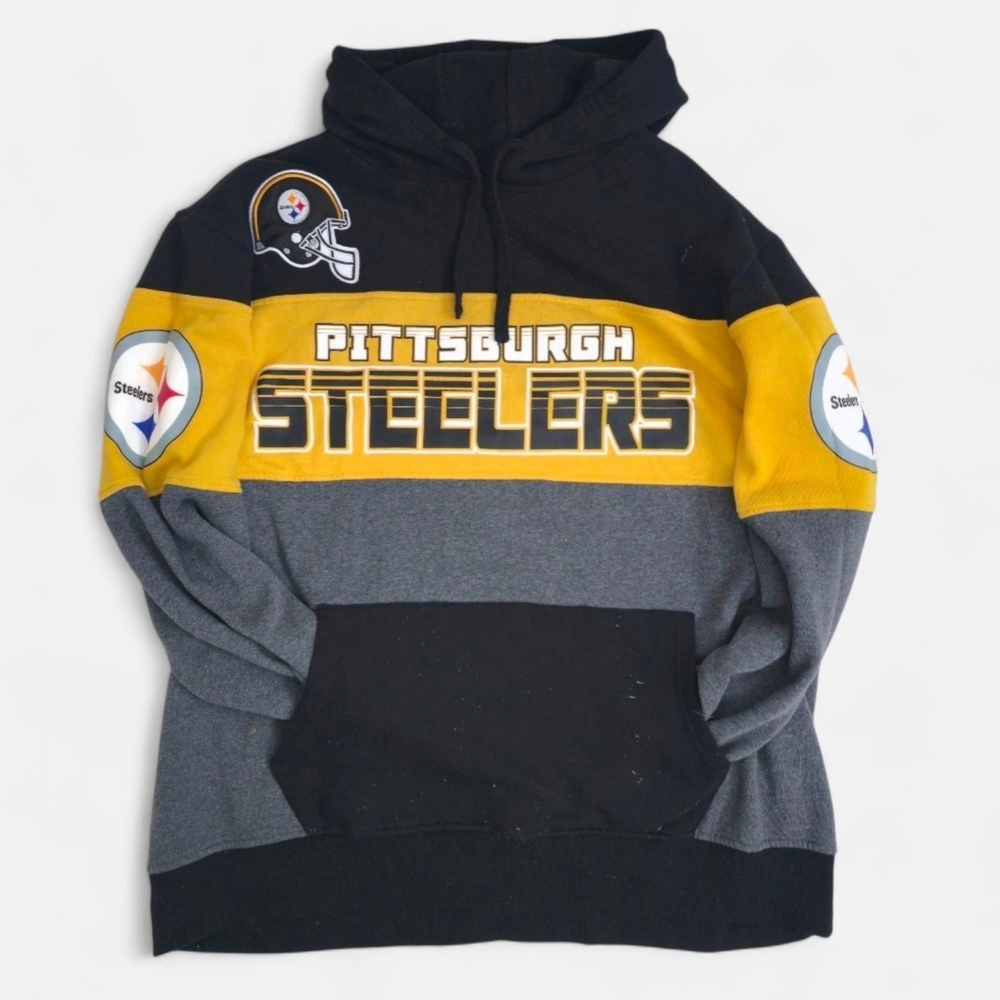 Pittsburgh Steelers Hands High Black and Yellow Hoodie 4XL